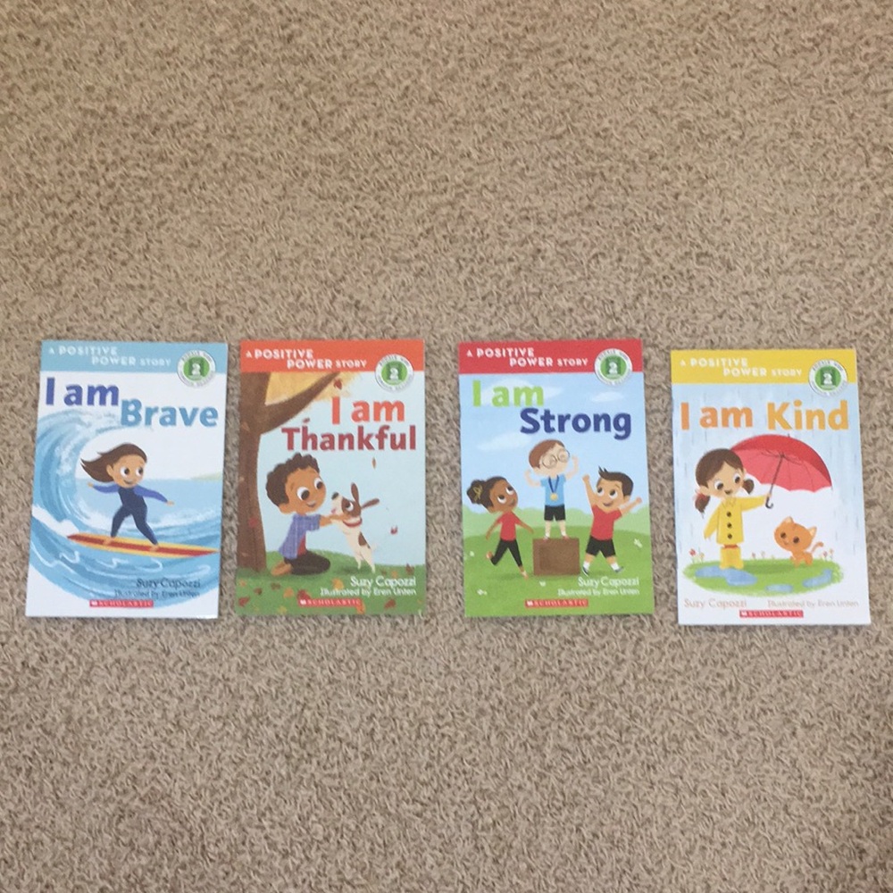I Am Series Kids Books Set - Brave, Thankful, Strong, Kind Bundle